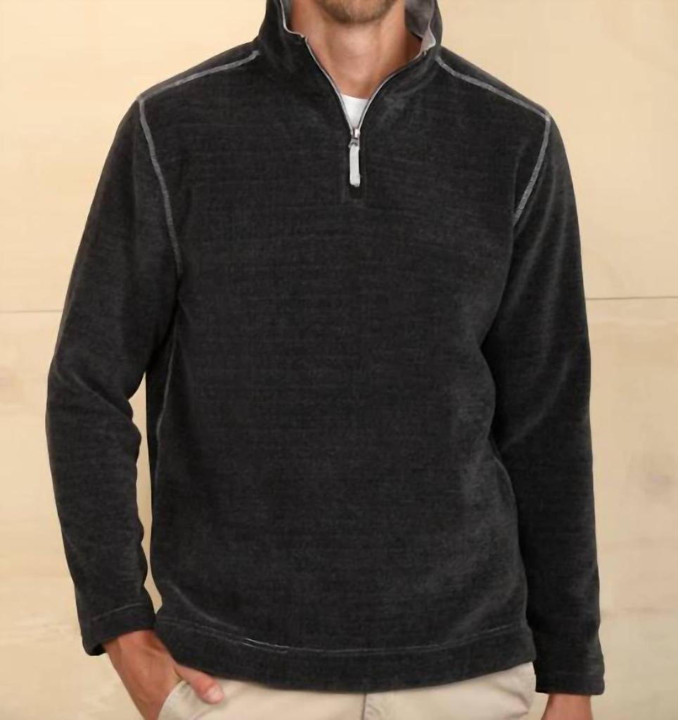True Grit True Grit - Apres Lux Chenille & Sherpa 1/4 Zip Pullover
