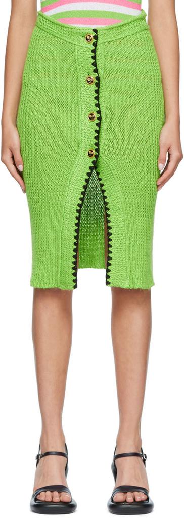 CORMIO Green Laura Midi Skirt