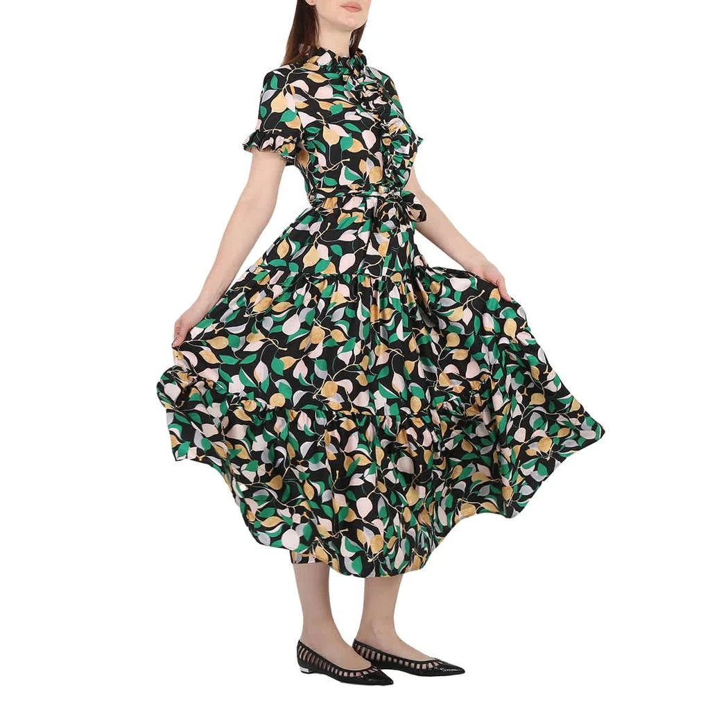 LA DOUBLE J La Double J Ladies Orchard Silk Twill Long And Sassy Dress 2