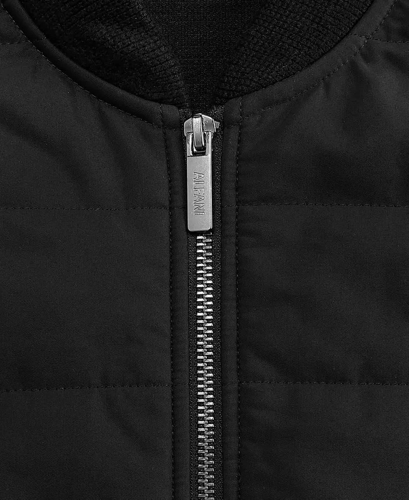 Alfani Men
s Long Sleeve Mixed Media Jacket, Macy
s Exclusive 3