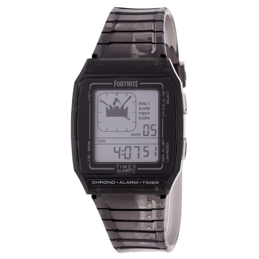 Timex Q Timex LCA x Fortnite Alarm Quartz Digital Unisex Watch TW2W96500