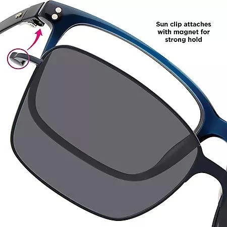 Callaway Callaway CA101 Clip-On Sunglasses, Blue 5