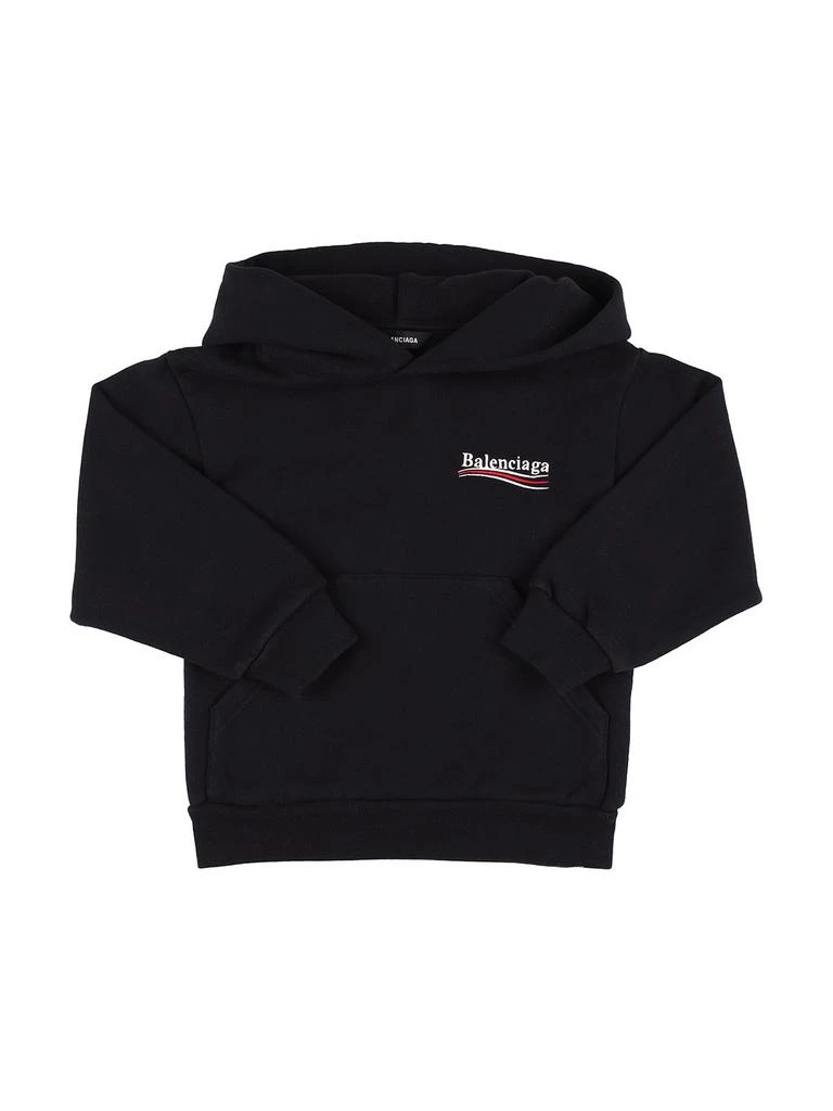 Balenciaga Cotton Hoodie W/ Logo