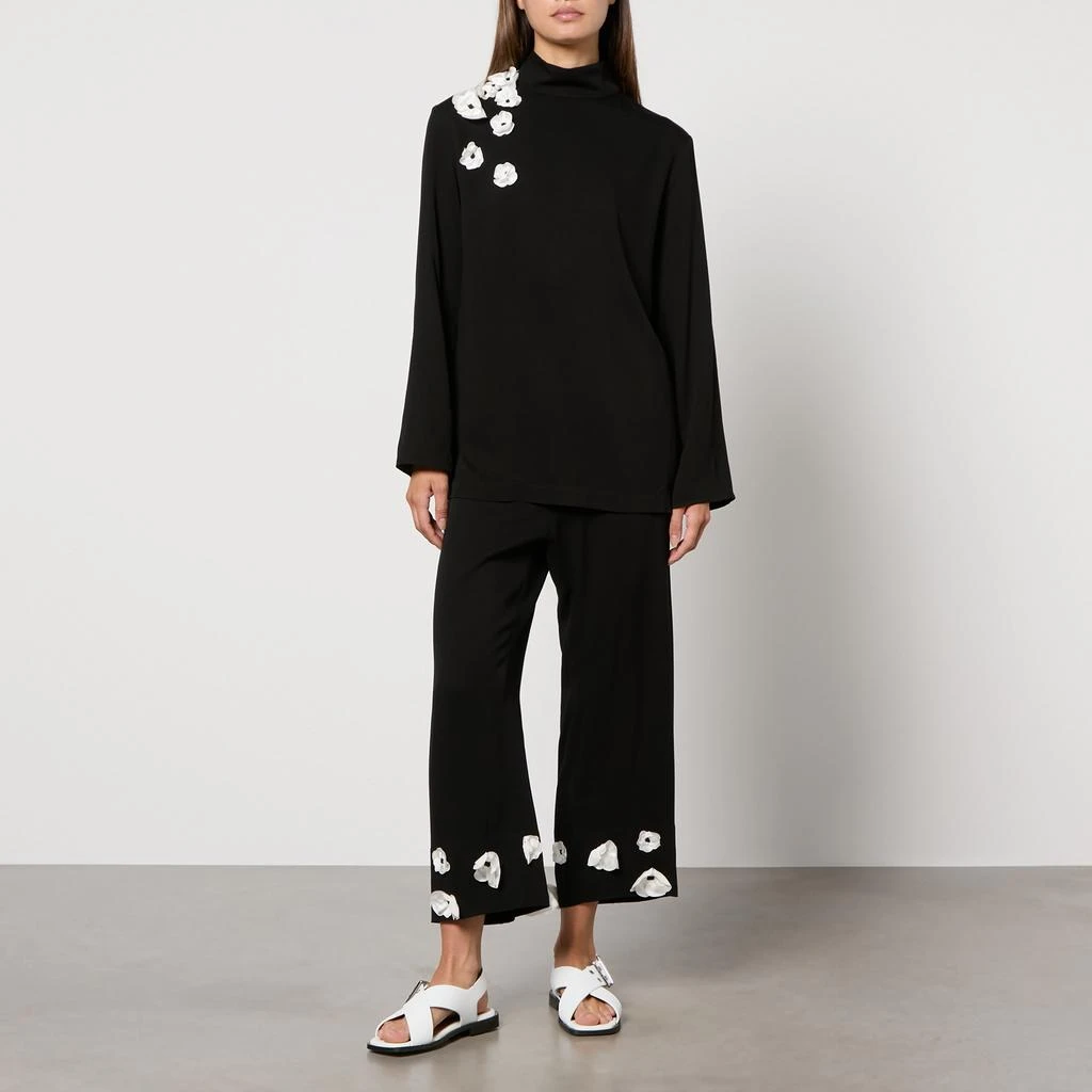 Sleeper Sleeper The Bloom Black Tie Woven Pyjama Set 1