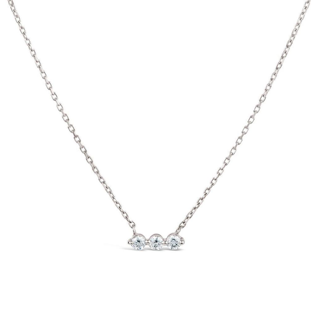 Dinny Hall Shuga lab-created diamond bar necklace