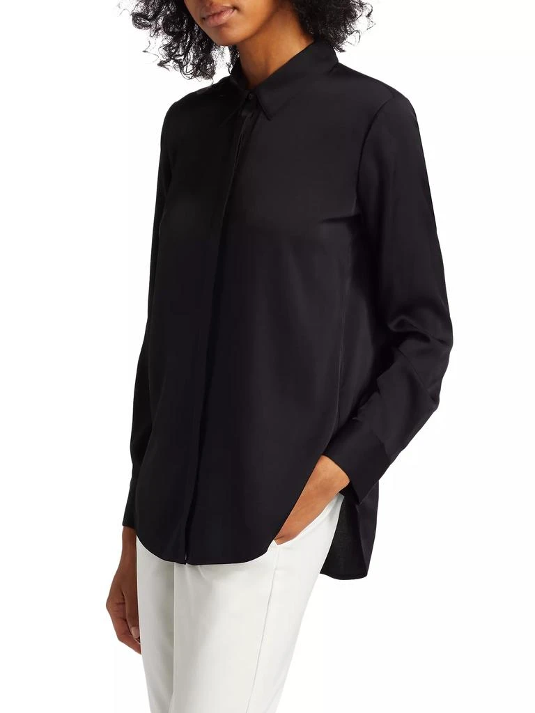 Theory Sunaya Silk Blouse 4