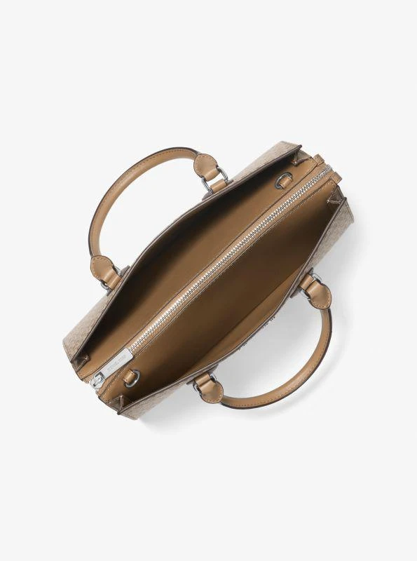 Michael Kors Sheila Medium Ombré Signature Logo Satchel 4