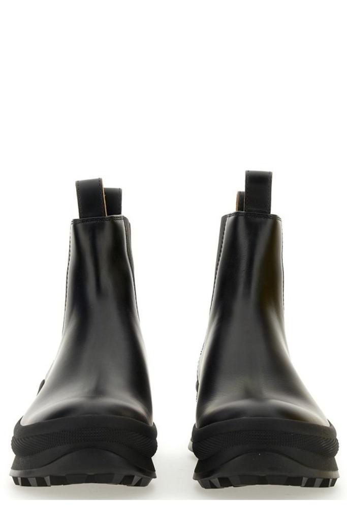 Shop Jil Sander Round Toe Chelsea Boots on Sale at
