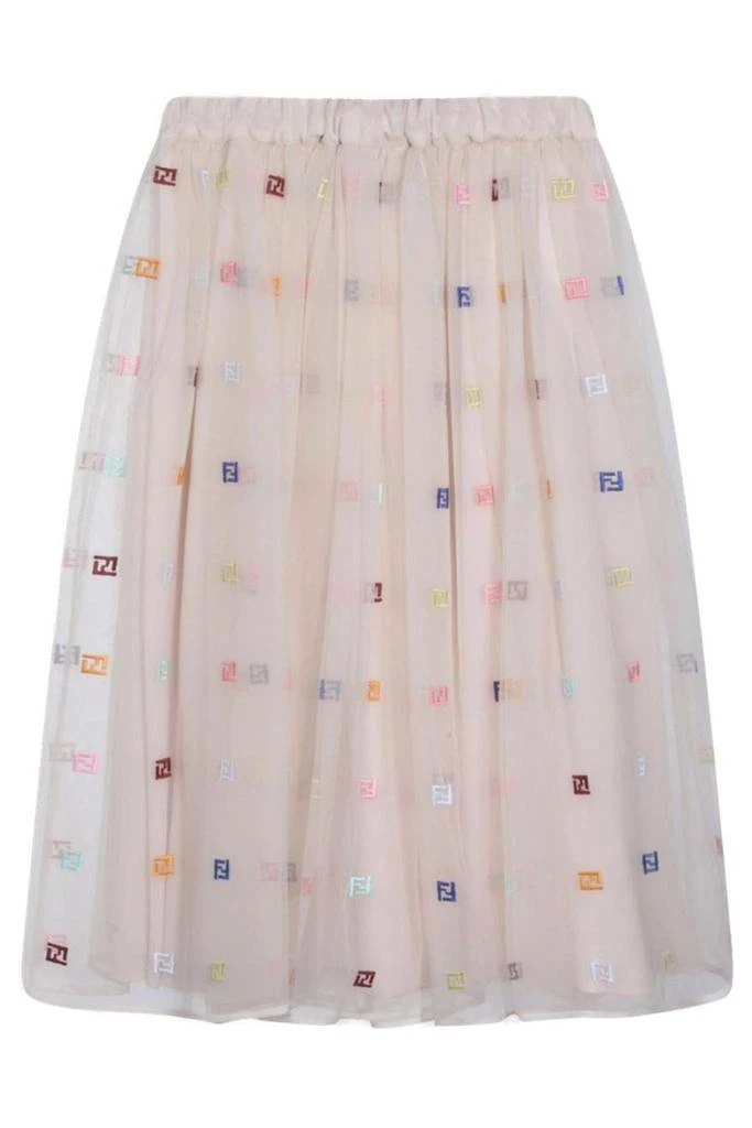 Fendi Fendi Kids Pleated Skirt