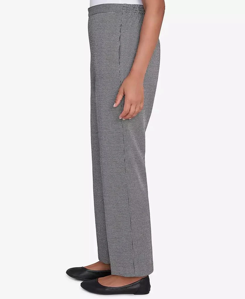 Alfred Dunner Petite Runway Ready Chic Pull On Houndstooth Short Length Pants 3