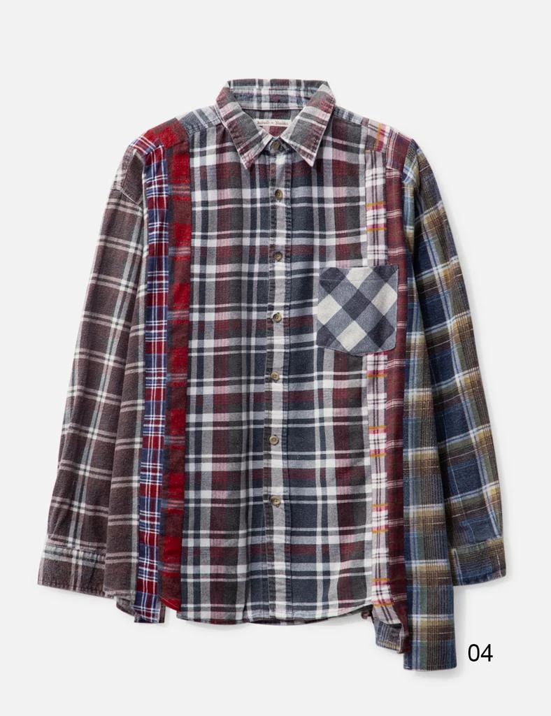 Needles 7 Cuts Wide Flannel Shirt 9