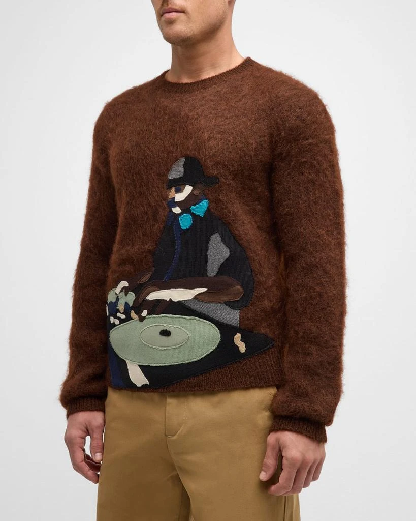 AMIRI Men's Fuzzy Turn Table Sweater 5