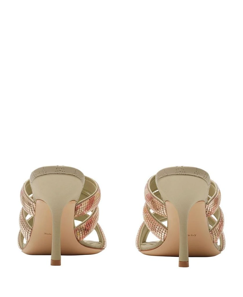 Burberry Women's Mews Brass Check Sandals 7