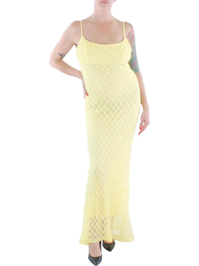 Bardot Womens Lace Fitted Maxi Dress 1