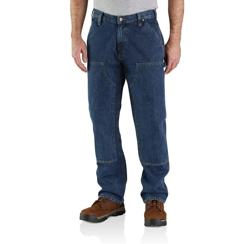 Carhartt Carhartt Men's Loose Straight Double-Front Denim Dungaree
