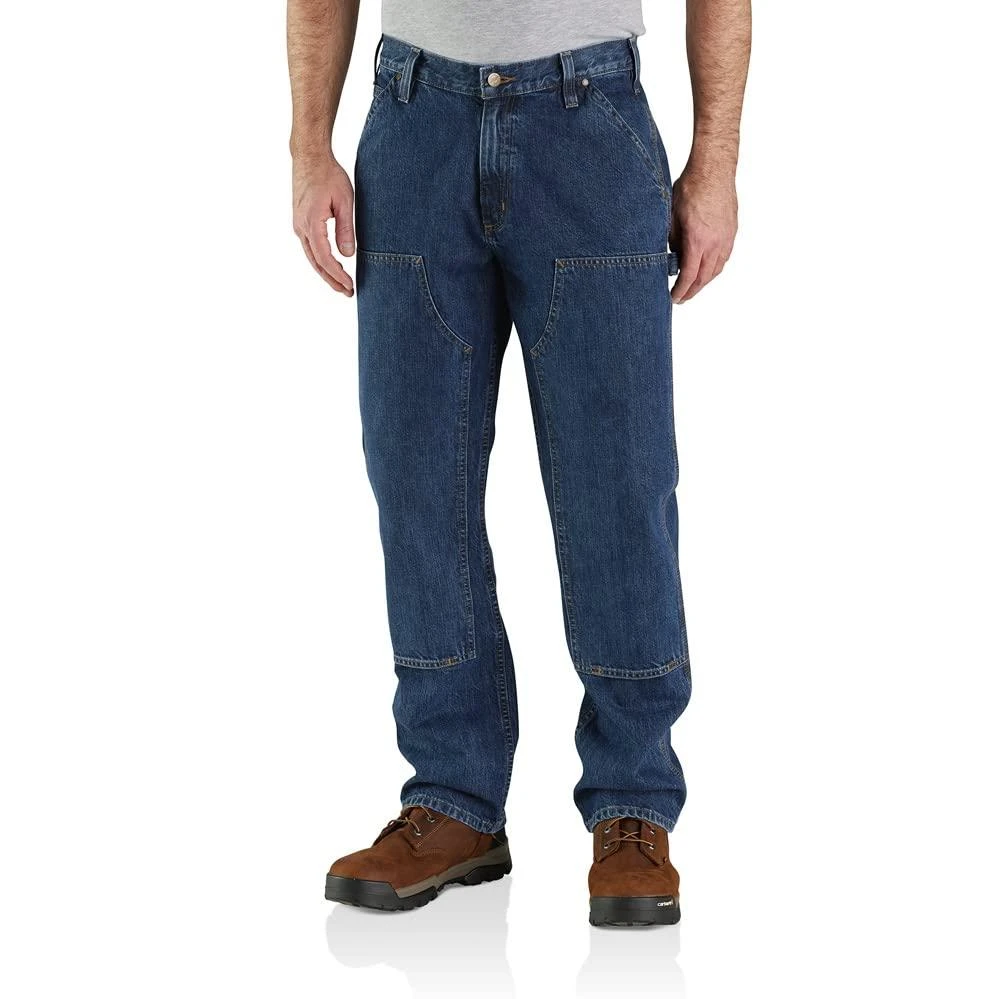 Carhartt Carhartt Men's Loose Straight Double-Front Denim Dungaree