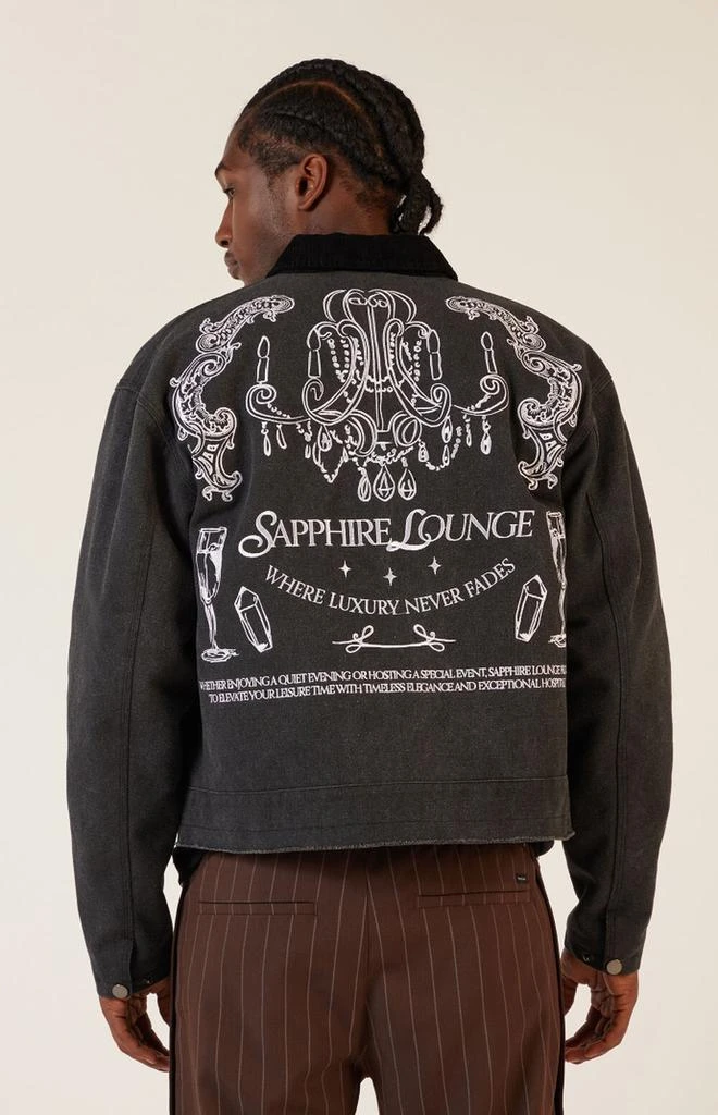 PacSun Sapphire Lounge Cropped Gas Jacket 1