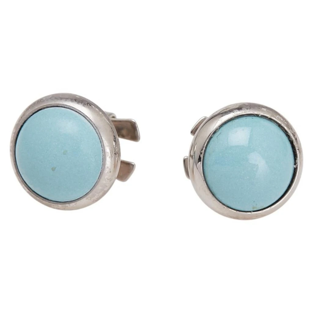 Hermes blue Metal Stud Earrings (Pre-Owned)