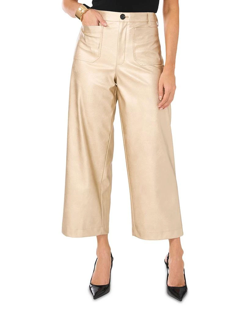 Vince Camuto Cropped Metallic Pants 1