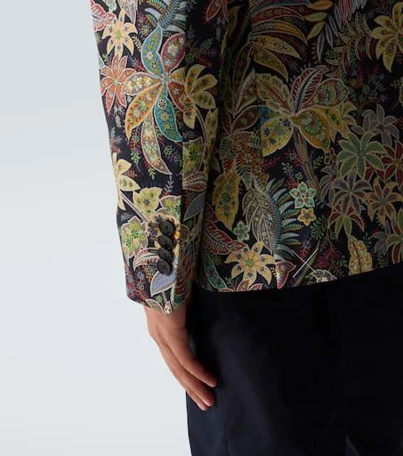ETRO Roma printed wool-blend blazer 6