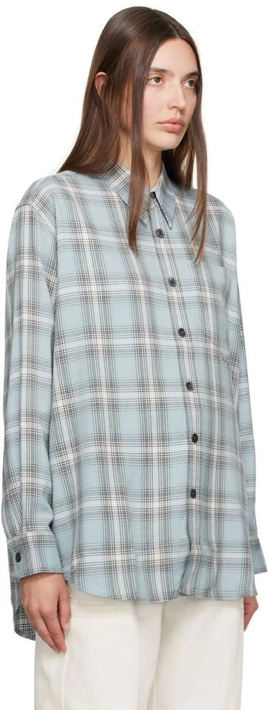 AMI Blue Check Shirt 2