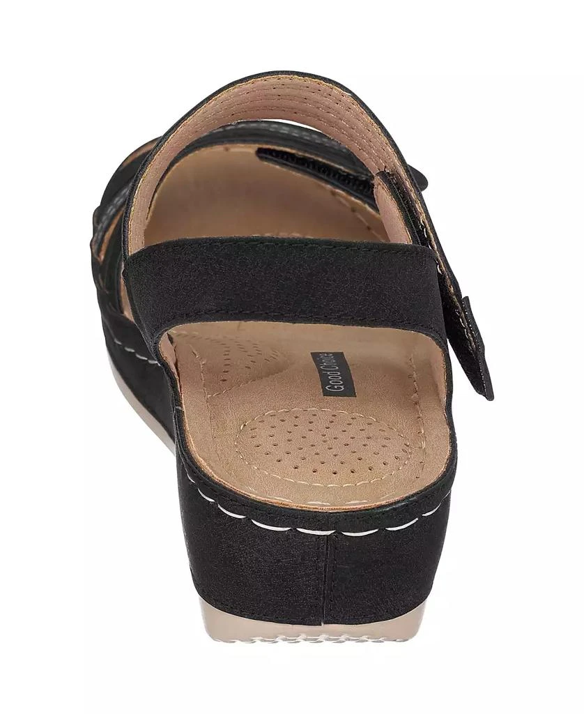 GC Shoes Women's Samar Wedge Sandals 3