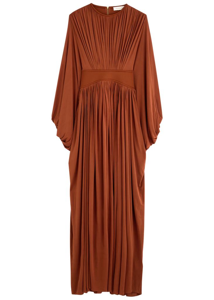 【Zimmermann】ILLUMINATE PLUNGE GOWN プランジ ガウン Illuminate Plunge Gown Blue Seascape Online | Zimmermann