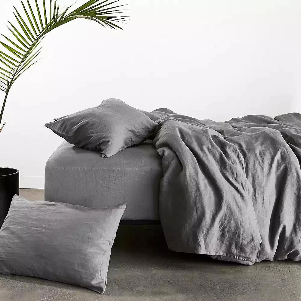 Bokser Home 100% French Linen Pillowcase Set - 6