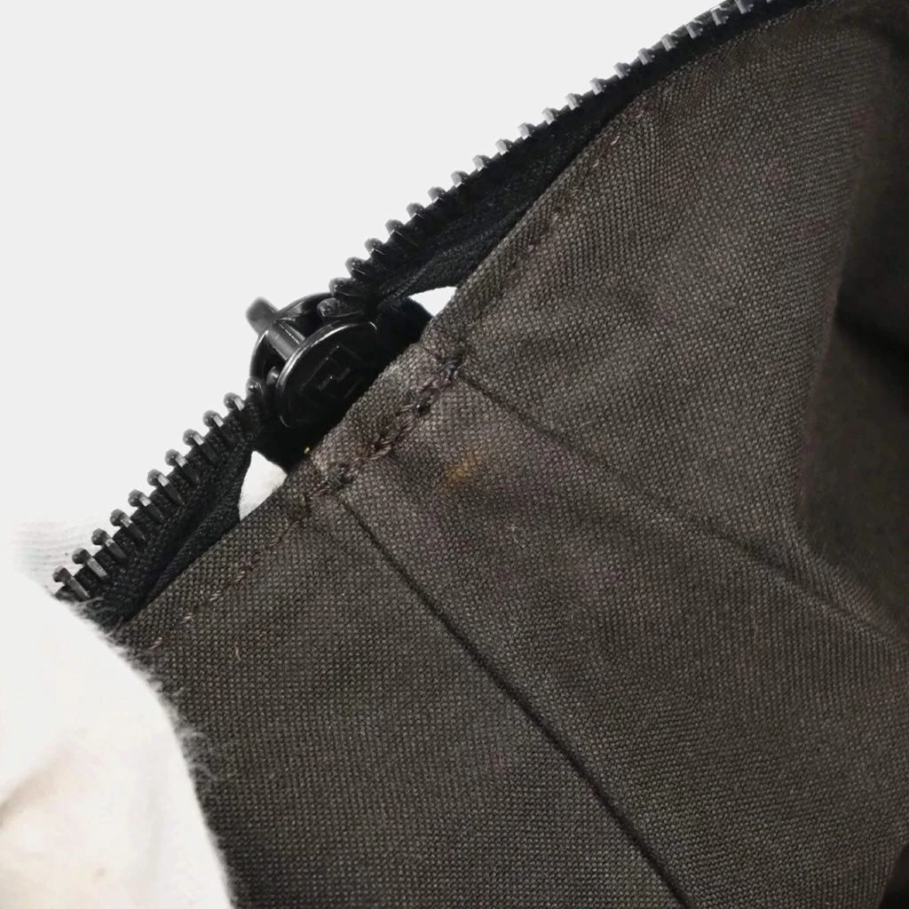 Fendi Fendi Black Zucchino Canvas Tote Bag 5