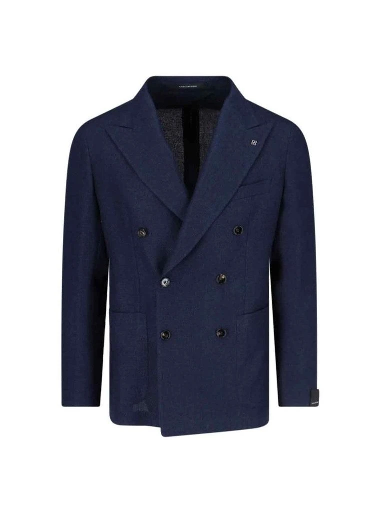 TAGLIATORE Double-Breasted Blazer – Navy Blue