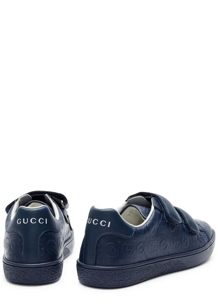 Gucci KIDS GG-embossed leather sneakers (IT27-IT33) 3