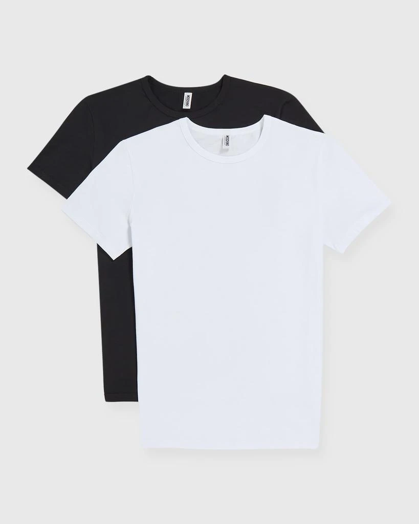 Moschino Men's 2-Pack T-Shirts with Back Logo 1