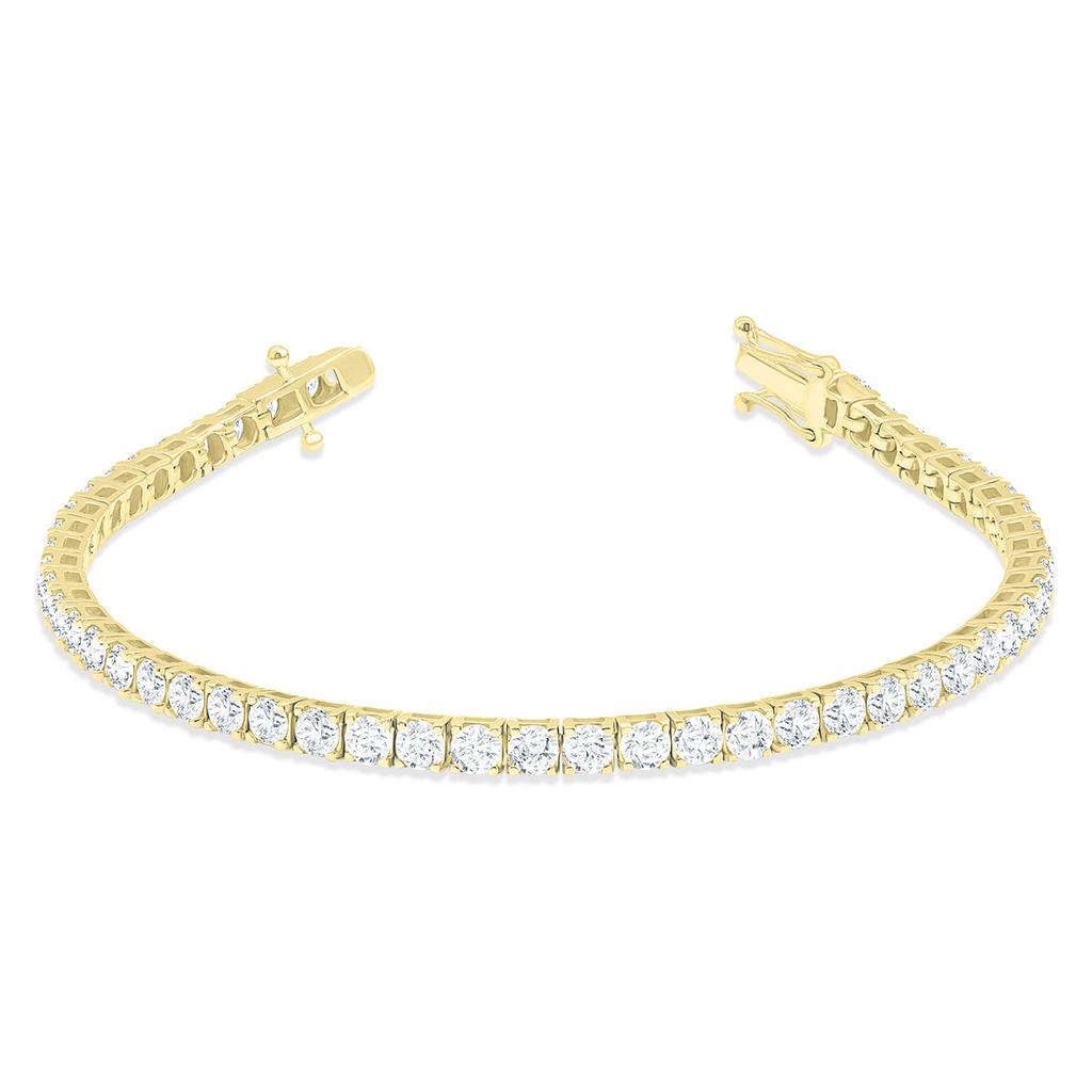 SSELECTS 8 Carat Tw Diamond Tennis Bracelet In 14K