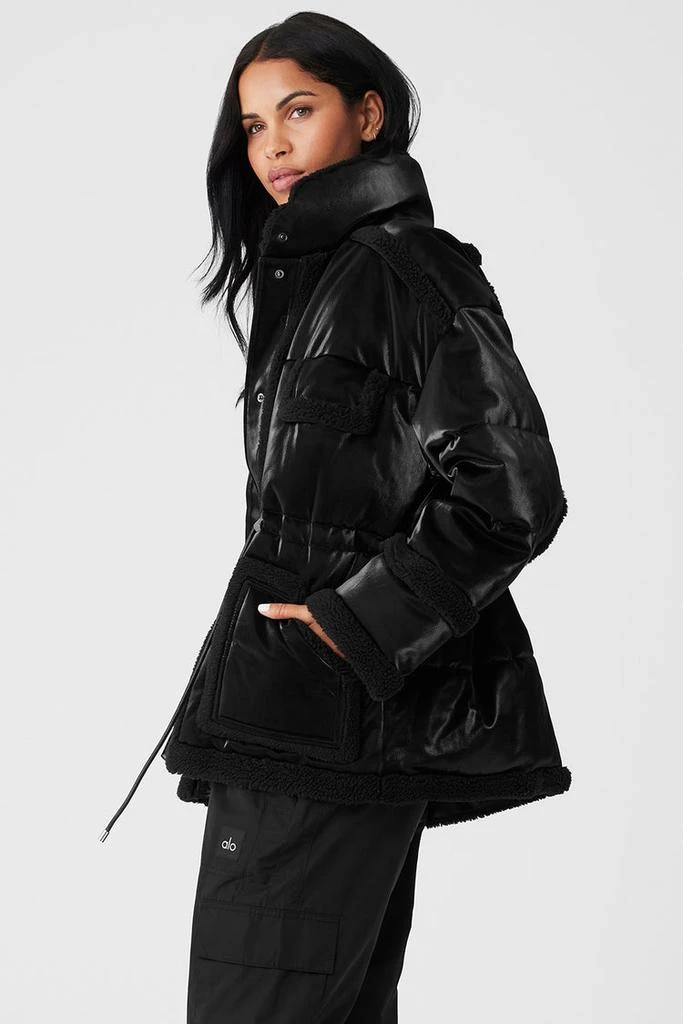 Alo Ice Breaker Puffer Jacket - Black 3