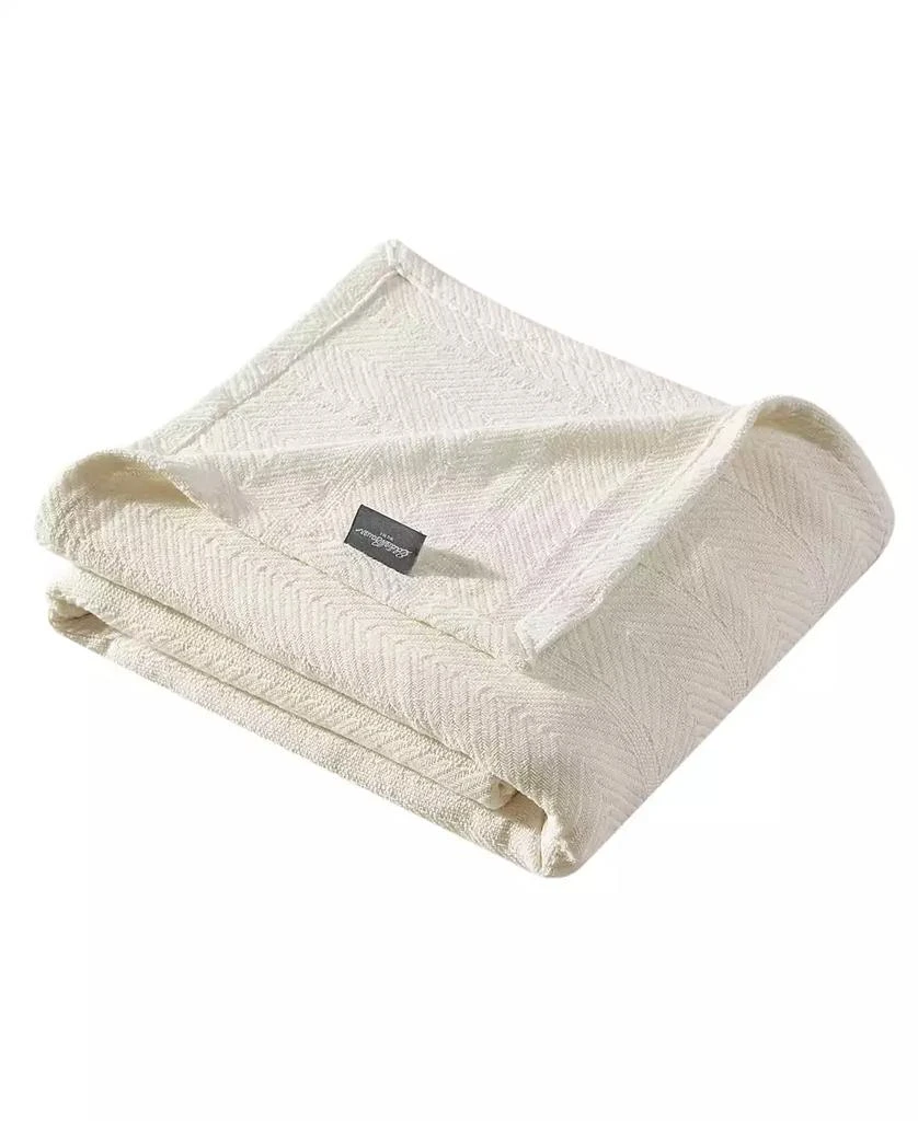 Eddie Bauer CLOSEOUT! Herringbone Solid Blanket 3