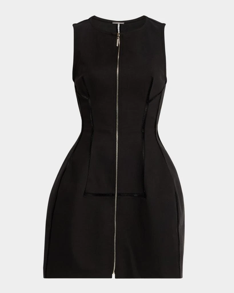 Alexis Italie Zip-Front Mini Dress 1