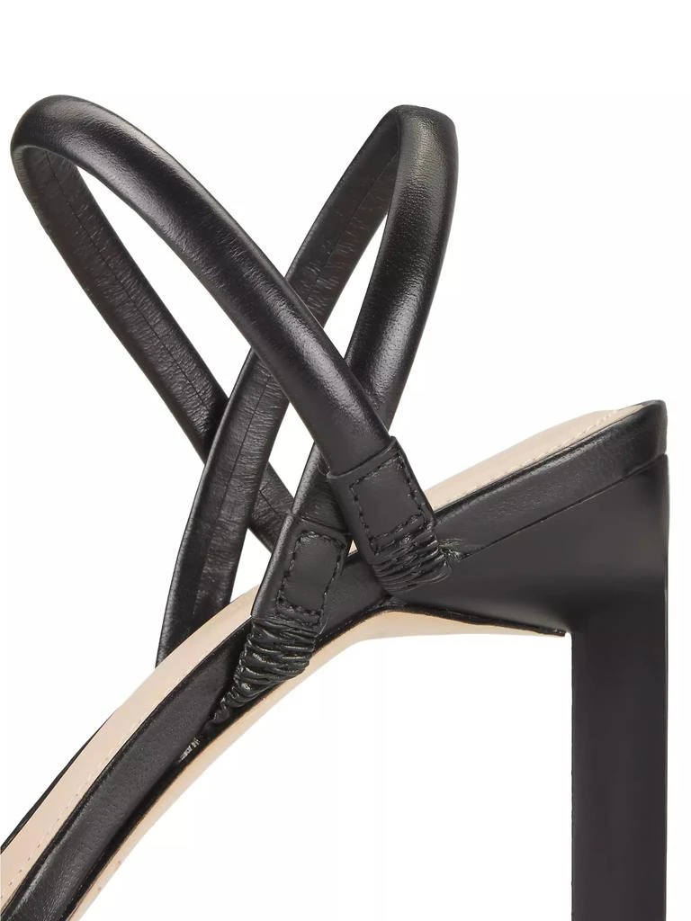 Saks Fifth Avenue COLLECTION Strappy Leather Heels 6