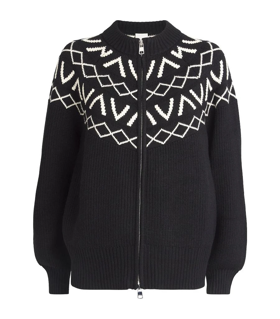 Varley Fair Isle Alys Zip-Up Cardigan 1