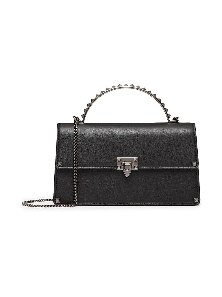 Valentino Mini Rockstud Calfskin Top Handle Bag 1