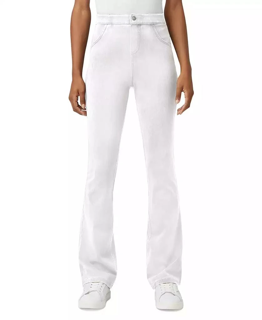 Hue Women's High-Rise Denim Baby Bootcut Leggings 1