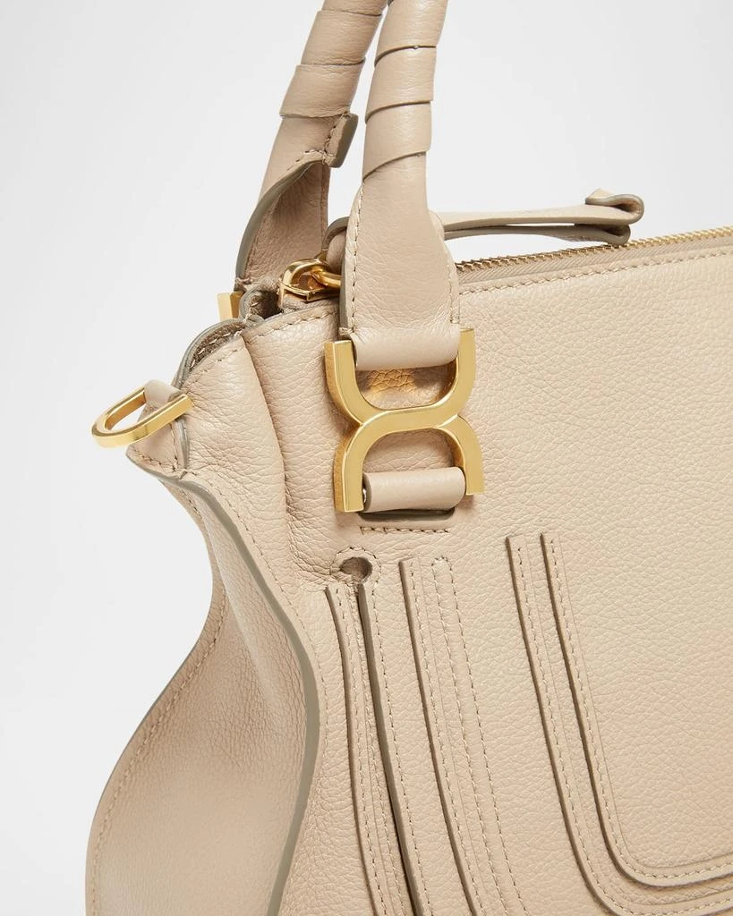 Chloé Marcie Small Double Carry Satchel Bag in Shiny Calfskin 4