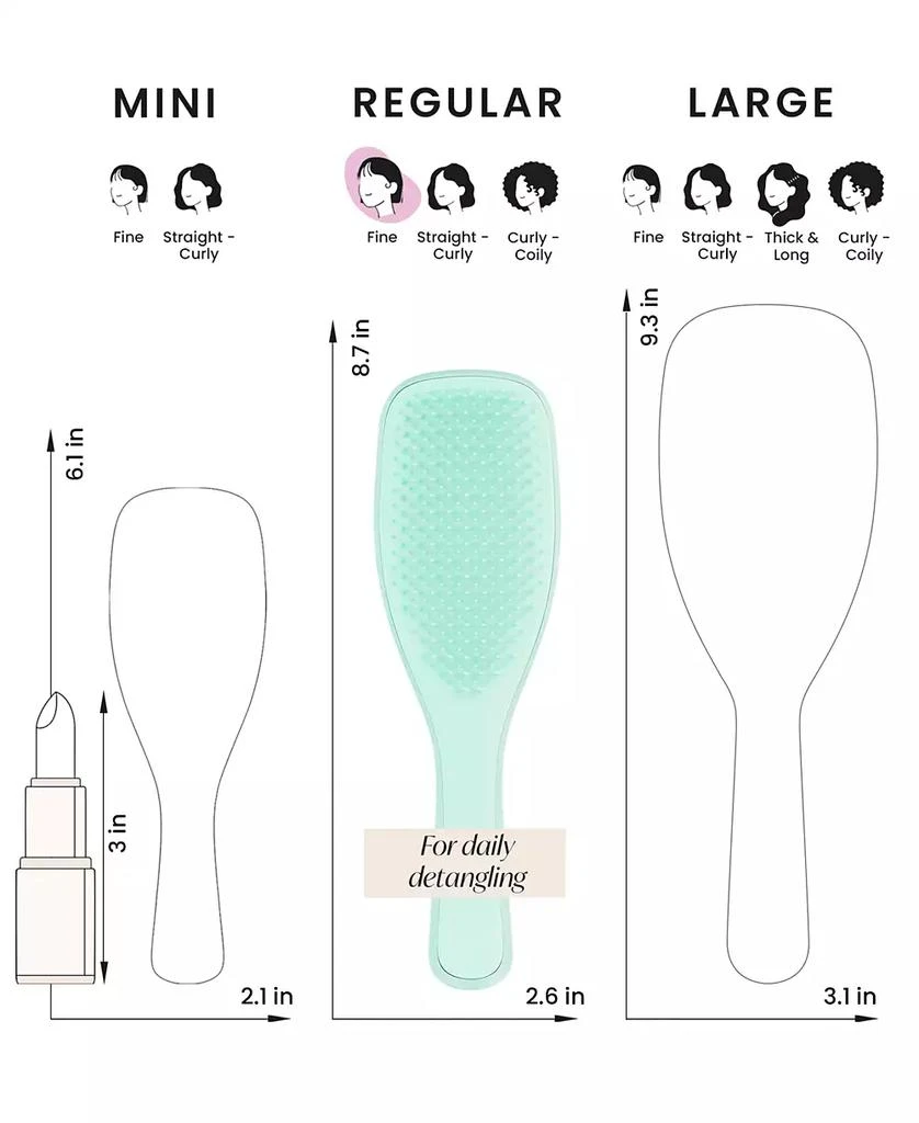 Tangle Teezer The Ultimate Detangler Fine Fragile Hair Brush 7