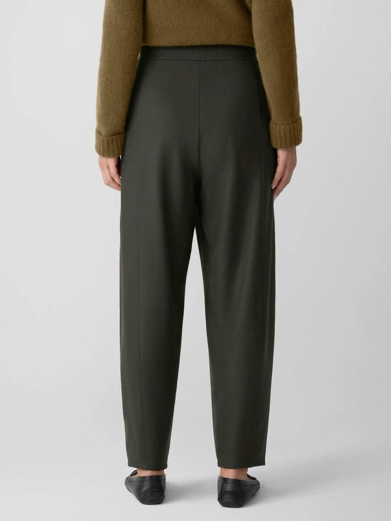 Eileen Fisher Felted Wool Jersey Lantern Pant In Woodland 2
