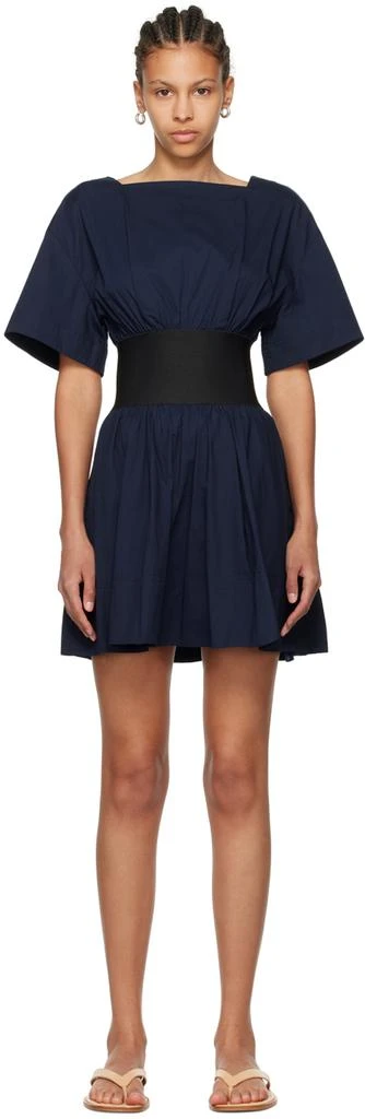 Staud Navy Amy Minidress 1