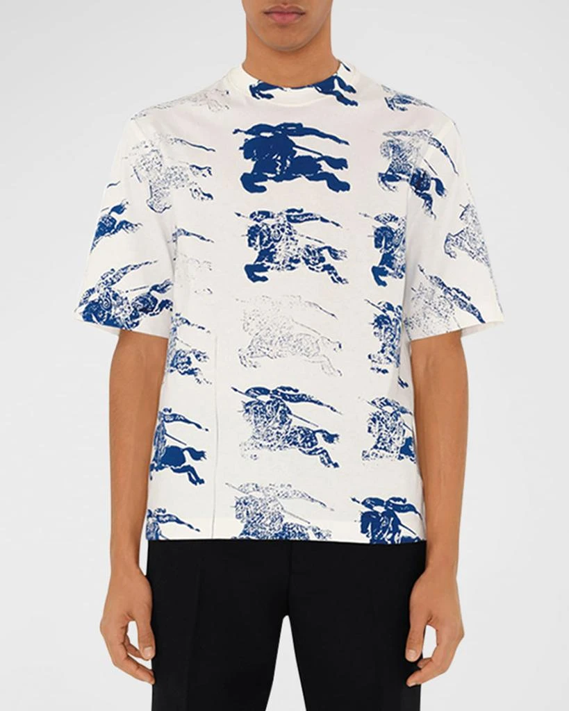Burberry Men's EKD Stamp-Print Jersey T-Shirt 2