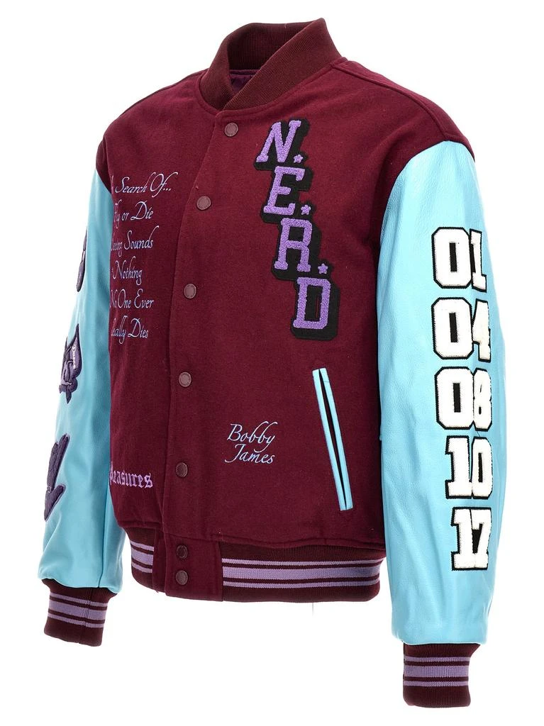 Pleasures nerd Varsity Bomber Jacket 3