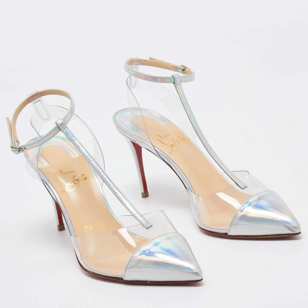 Christian Louboutin Christian Louboutin Transparent Nosy Ankle Strap Pumps Size 36.5 4