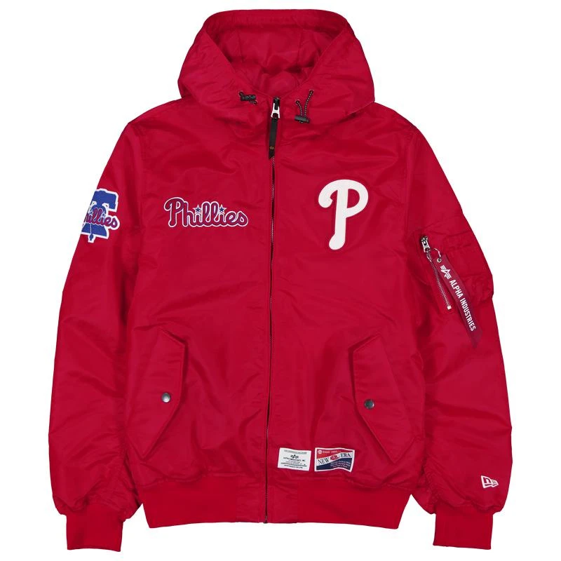 New Era New Era Phillies Alpha Jacket - Men's 1