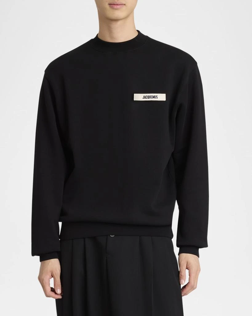Jacquemus Men's Sweatshirt with Grosgrain Label 2