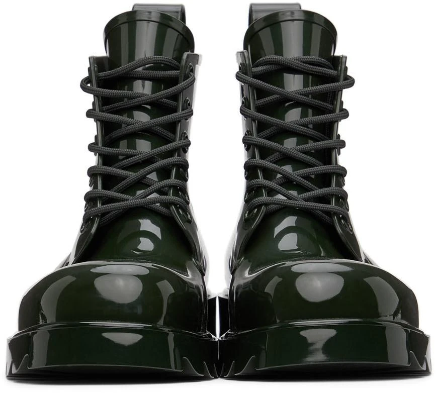 Bottega Veneta Green Stride Ankle Boots 2